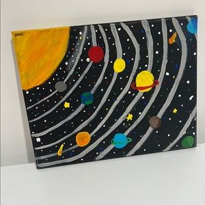 Solar system painting